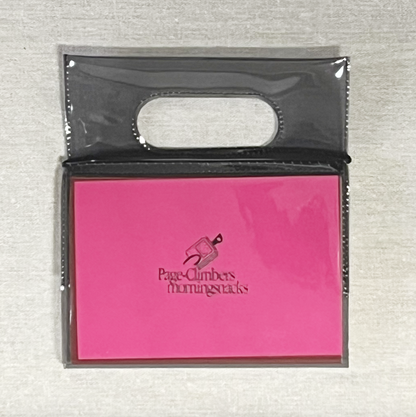 【まもなく発売】morning snacks × Page-Climbers 取っ手付きブックカバー "Book Carrier"