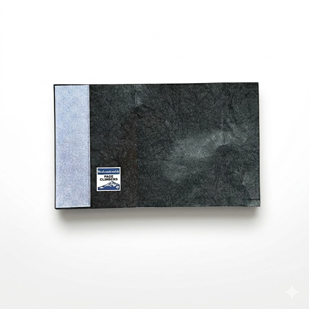 【新入荷】Page-Climbers ブックカバー "PapyrTex" 新書サイズ（BLACK）
