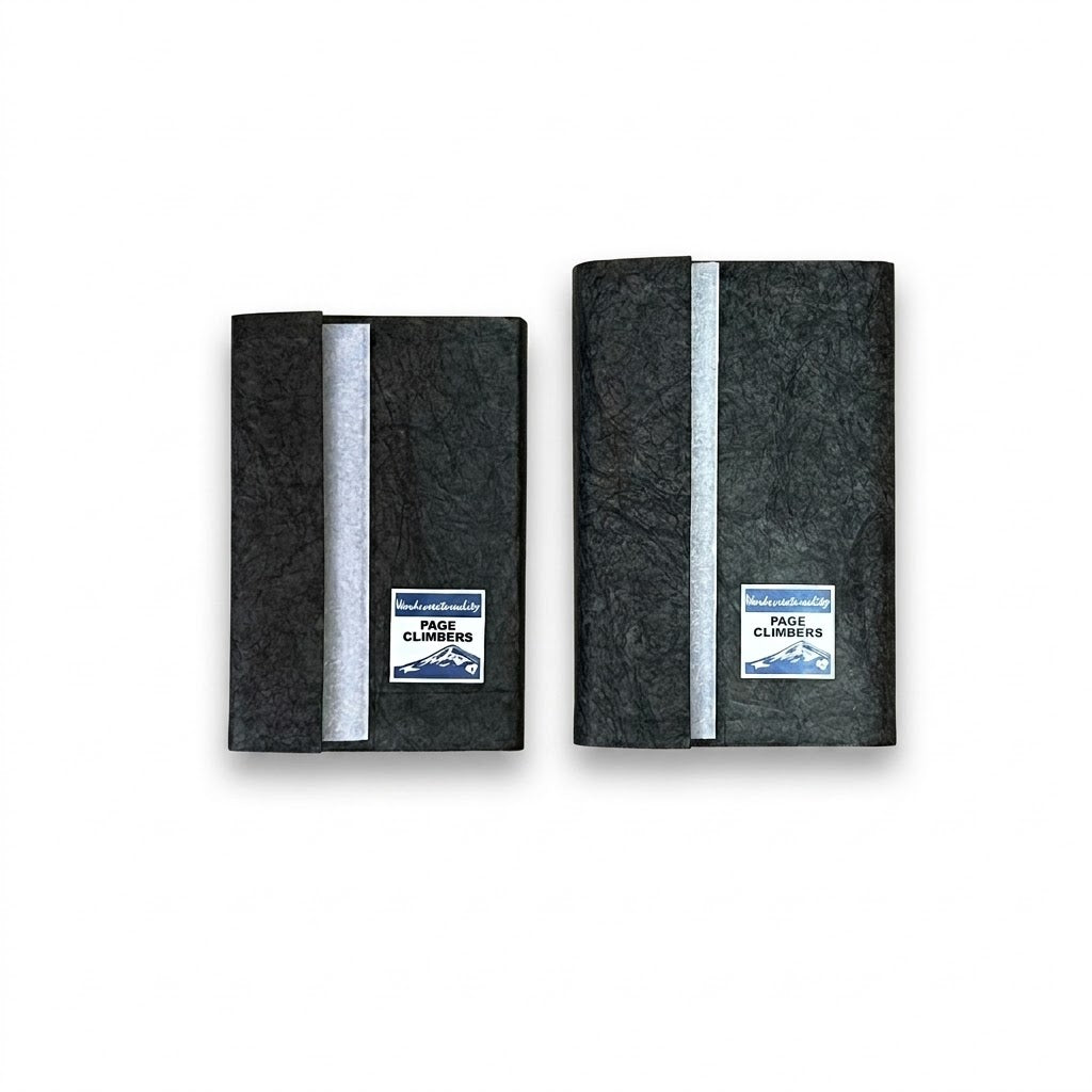 【新入荷】Page-Climbers ブックカバー "PapyrTex" 文庫サイズ（BLACK）