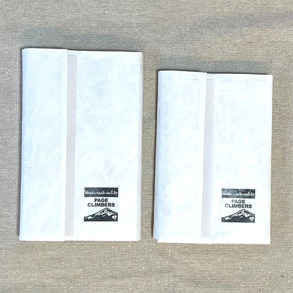 【新入荷：カスタム推奨】Page-Climbers ブックカバー "PapyrTex PLAIN" 新書サイズ（WHITE）