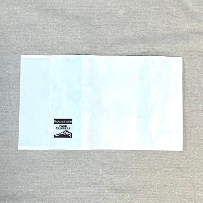 【新入荷：カスタム推奨】Page-Climbers ブックカバー "PapyrTex PLAIN" 文庫サイズ（WHITE）